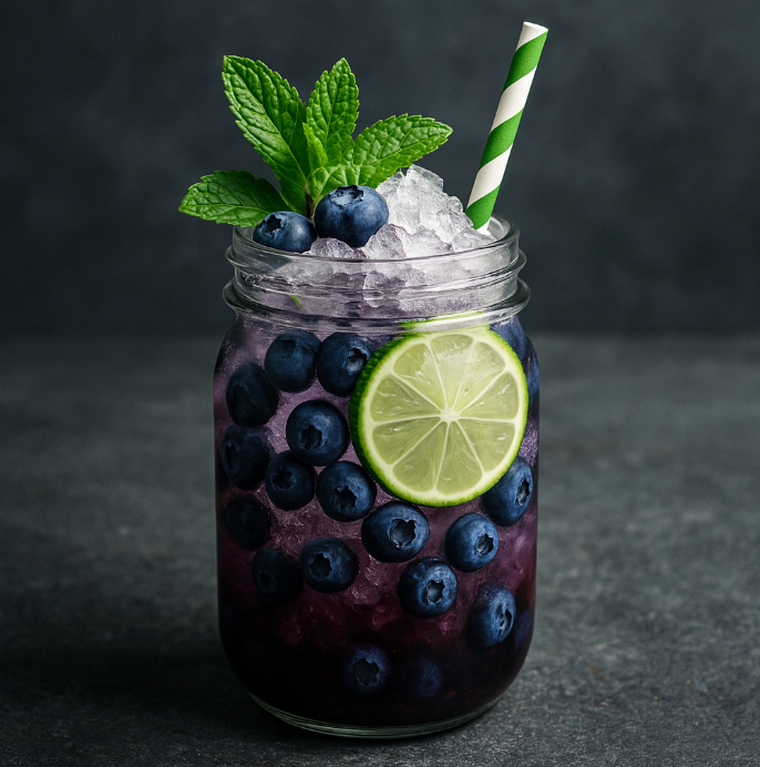 Blåbär Mojito